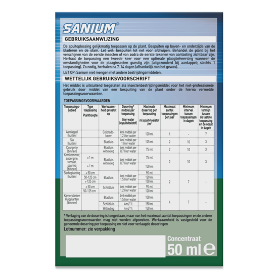 Protect Garden Sanium concentraat 50 ml tegen bladinsecten