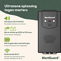 MartGuard® Car & Home Secure Pro Battery V2 marterverjager op batterijen
