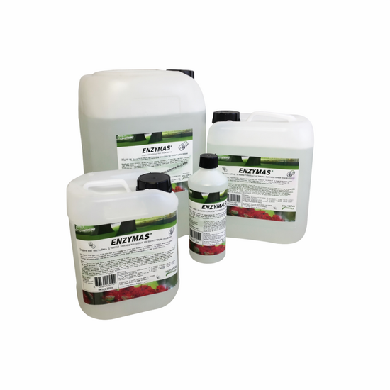 HortiPro EnzyMas 1 liter tegen alle vervuiling, (zwarte) aanslag en vetten op buitenoppervlakken.