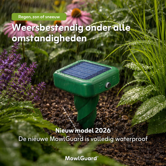 MowlGuard® mollenverjager Square op zonne-energie (2 stuks)