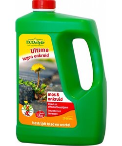 Ultima tegen onkruid & mos 2500 ml concentraat