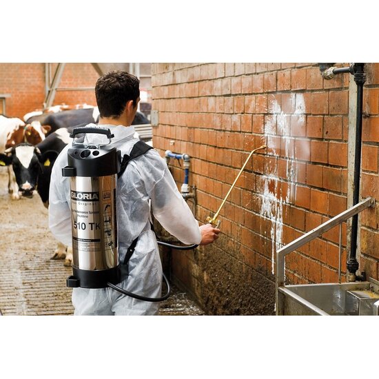 Gloria hogedrukspuit RVS 510TK Profiline (10 liter)