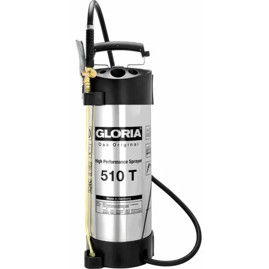 Gloria hogedrukspuit RVS 6 bar 510T (10 liter)