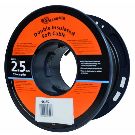Gallagher Grondkabel 2,5 mm 25 meter