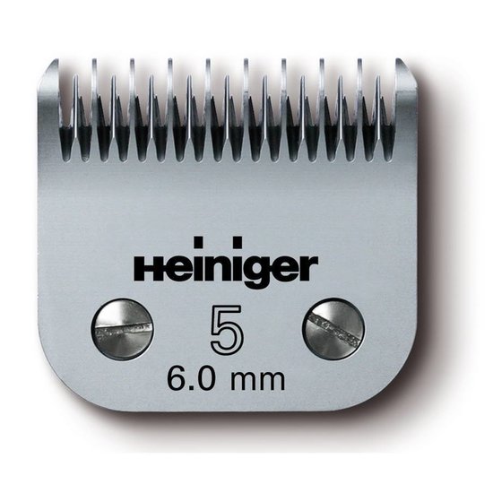 Heiniger Messenset #5 6,3 mm voor hond