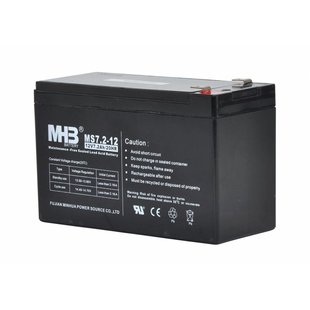 Batterij 12V 7.2Ah tbv S100, S200 en S400