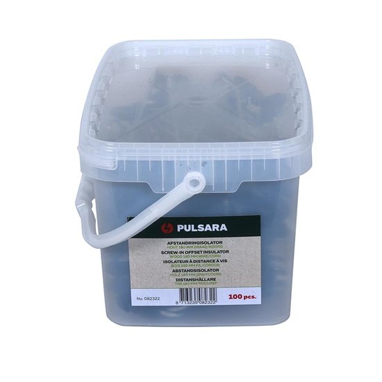 Pulsara Afstandisolator 180mm (100 stuks)