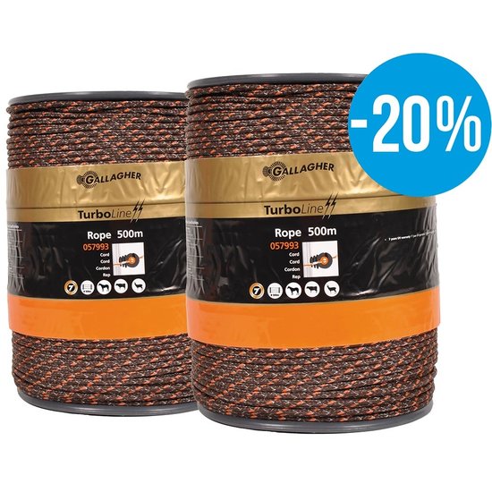 Gallagher TurboLine cord terra 2x500 m