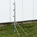 Gallagher Haspelhoekpaal voor 5 haspels-5 isolatoren 2m