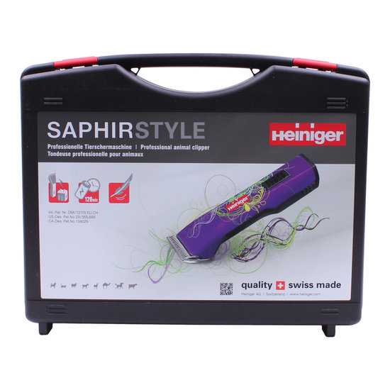 Heiniger Saphir Style Accu Scheermachine #40 + 2 accus