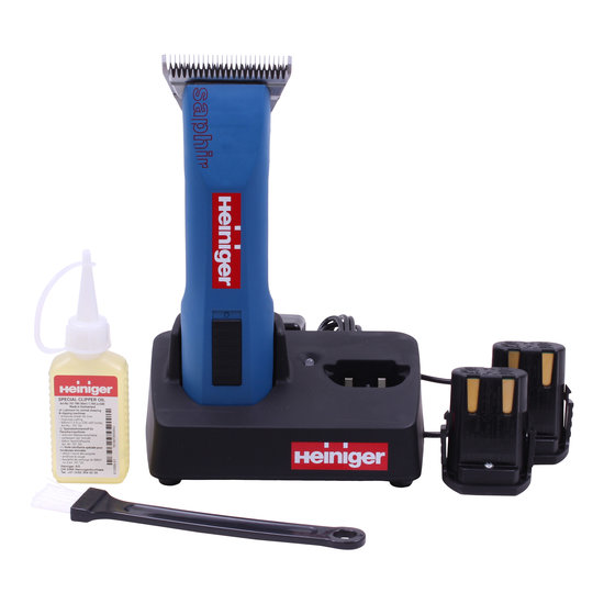 Heiniger Saphir Horse Accu-tondeuse + 2 accus