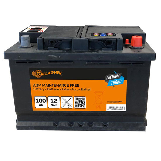 Gallagher Accu 12V/100Ah Premium Turbo AGM