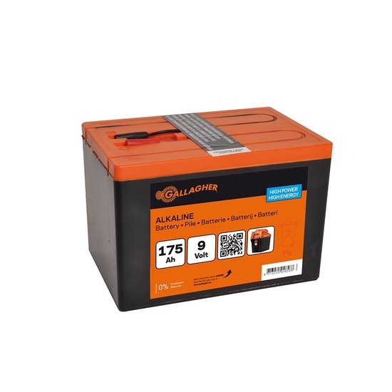 Gallagher Accu/Batterij apparaat B100 + 2x gratis 9V/175Ah batterij