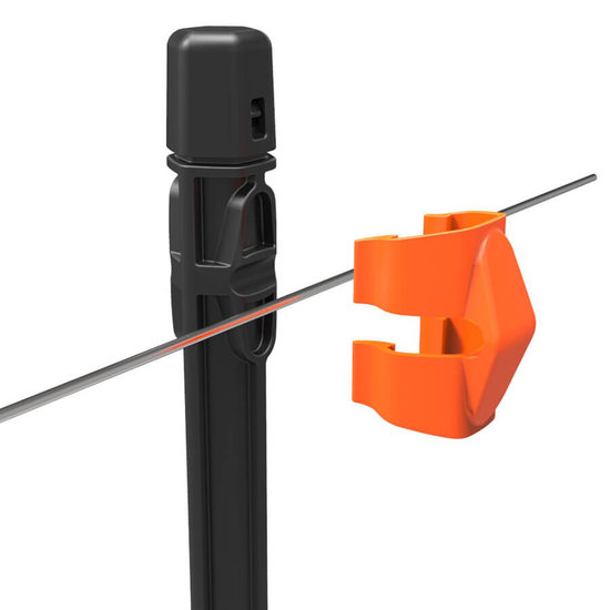 Gallagher Draad clip isolator voor Gallagher Line Post (100)