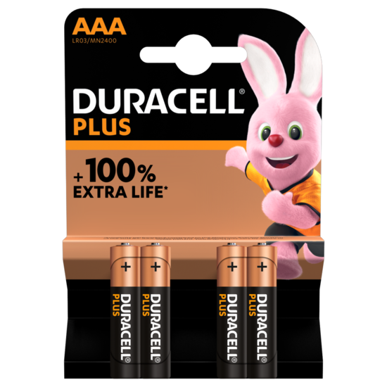 Duracell batterijen type AAA (4 stuks)