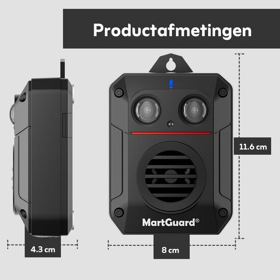 MartGuard® Garden & Home Secure Pro Battery marterverjager voor binnen en buiten