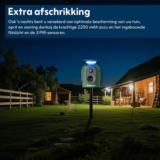 MartGuard® Garden Secure Pro Solar 360 marterverjager voor buiten