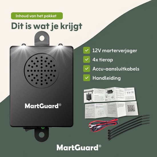 MartGuard® Car Secure Pro V2 marterverjager auto 12 V