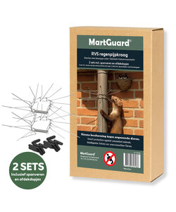 RVS Anti-marter regenpijp kraag (set van 2)