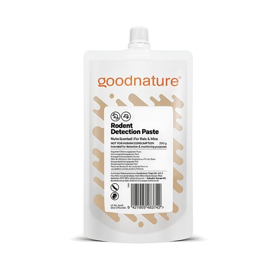 Goodnature® Ratten- en Muizen Pindakaas detectiepasta 200 gram (1 zakje)