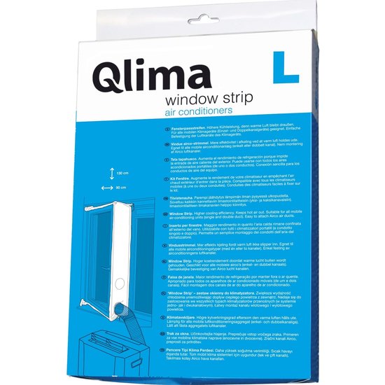 Qlima raamkit voor mobiele airco's type L (105x205 cm)
