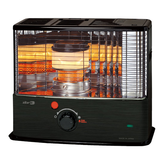 Zibro kouskachel dubbelbrander RC 32 + omvalbeveiliging (tot 110 m³)