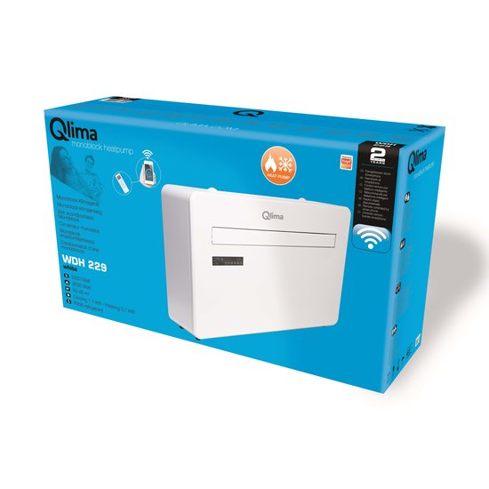 Qlima airconditioner WDH 229 PTC zonder buitenunit + WiFi (tot 85 m³)