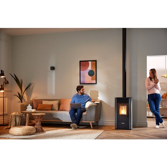 Qlima Pelletkachel Eleonora 74-2 S-Line (tot 200 m³)