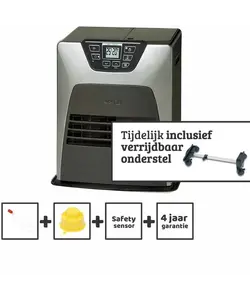 laserkachel LC-DX 32 + veiligheidssensor (tot 120 m³)