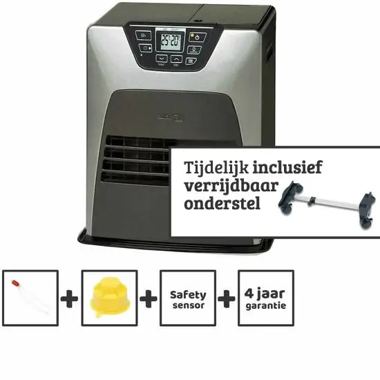 Zibro laserkachel LC-DX 32 + veiligheidssensor (tot 120 m³)