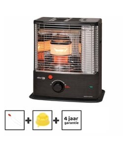 kouskachel dubbel brander RC 4027 + CO2  sensor & omvalbeveiliging (tot 95 m³)