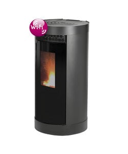 Pelletkachel Amadea 116 black (tot 285 m³)