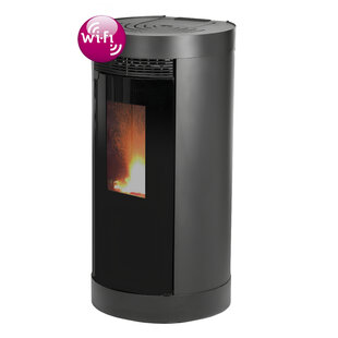 Pelletkachel Amadea 116 black (tot 285 m³)