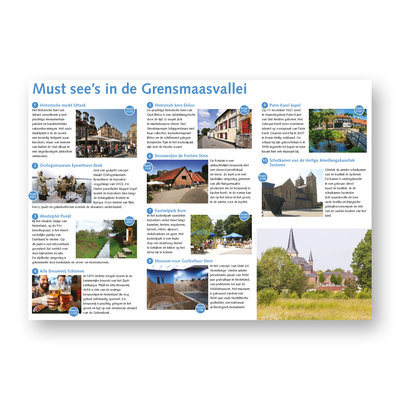 Visit Zuid-Limburg Wandelkaart 4 Grensmaasvallei