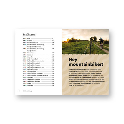 Visit Zuid-Limburg Zuid-Limburgse MTB-brochure met A3-insteekkaart