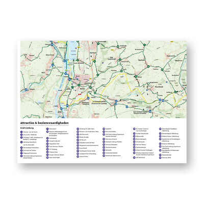 Visit Zuid-Limburg Officiële Fietsknooppuntenkaart