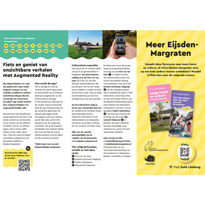 Visit Zuid-Limburg Fiets en geniet van onzichtbare verhalen met Augmented reality in Eijsden-Margraten. Ca. 26 kilometer
