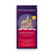 Gem. Valkenburg a/d Geul Kerststad Valkenburg plattegrond 2025/2026  Nederlands/Duits