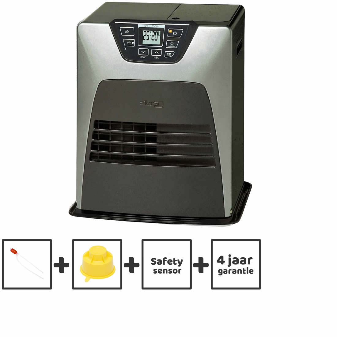 Zibro LC-DX 32 laserkachel met veiligheidssensor (tot 120 m³