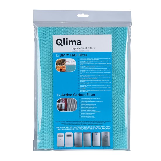 Qlima Filterset tbv mobiele Zibro / Qlima airco