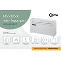 Qlima airconditioner WDH 429 PTC zonder buitenunit + WiFi (tot 85 m³)