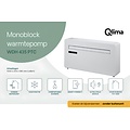 Qlima airconditioner WDH 435 PTC zonder buitenunit + WiFi (tot 110 m³)