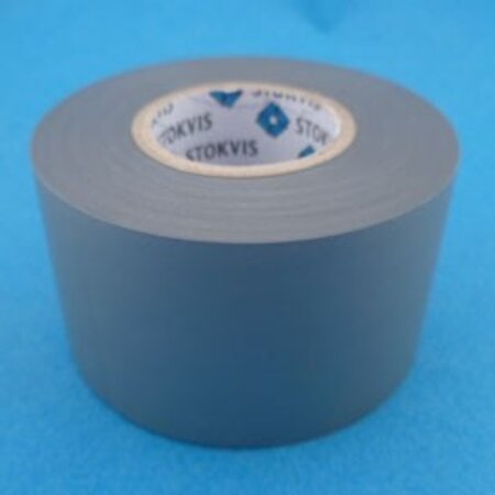 PVC tape 38mm grijs