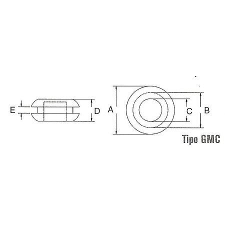 PVC afdichtdop 13,9 mm GMC-1410