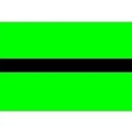 Draad 0.5 mm2 lichtgroen/zwart