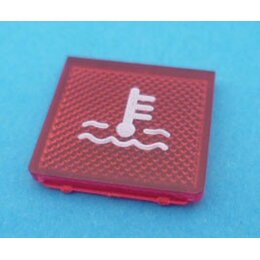 895101 watertemp. symbool rood