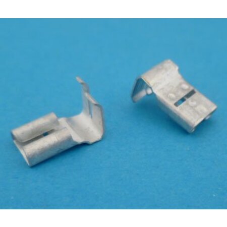 15424-02 schuifstekker haaks 6,3 mm