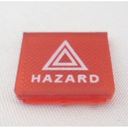 896614 rood HAZARD symbool