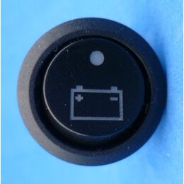schakelaar met accu symbool 12-24V