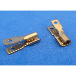 2.8*0.5 mm  'verdubbel' stekker